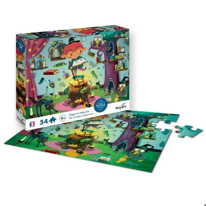 Puzzle enfant Sentosphere - 7802 - L'apprenti magicien - 54 pièces - Fantastique-2