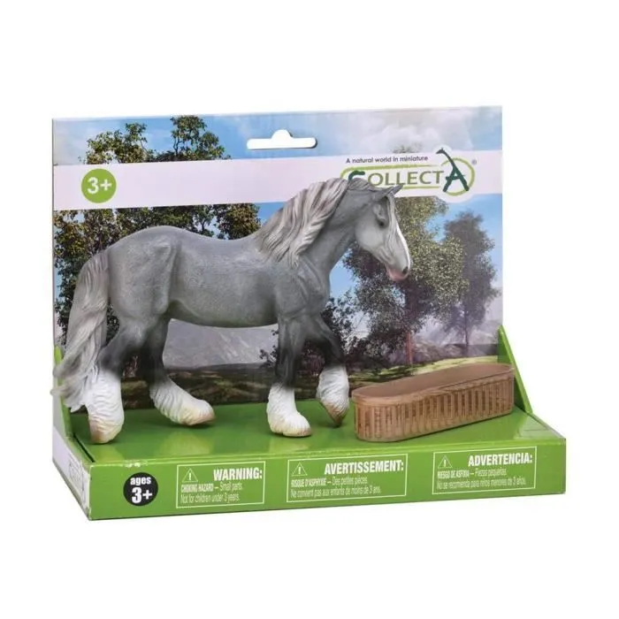 Jouet - COLLECTA - CHEVAUX SET DE CHEVAL ET AUGE - Intérieur - Enfant - Mixte-0