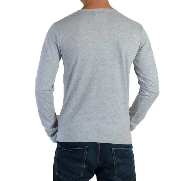Tee Shirt Little Eleven Paris Bieber LS Mixte - Gris-4