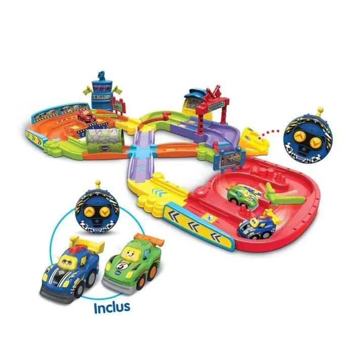 VTECH TUT TUT BOLIDES - MON PREMIER CIRCUIT TÉLÉCOMMANDÉ (+ SIMON SUPER CHAMPION / LÉO BOLIDE TURBO)-0