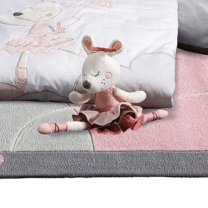 Doudou - SAUTHON - Petite Souris danseuse étoile - Rose - Bébé - Fille - A partir de 1 mois-2