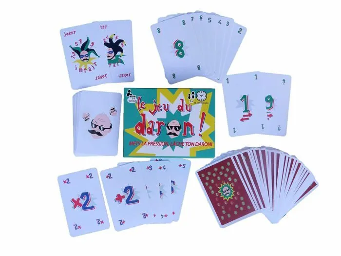 Jeu de societe - jeu de plateau Wingames - 786 - Cartes, Le Jeu du Daron, Non Applicable-0