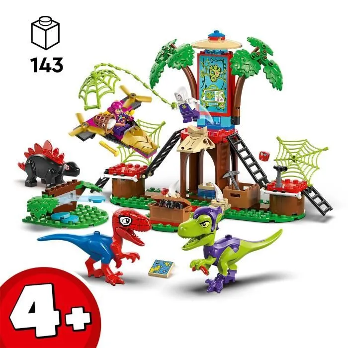 LEGO Marvel 11200 Spidey contre le raptor de Gobby à la cabane dans l’arbre - Spidey et ses amis extraordinaires-1