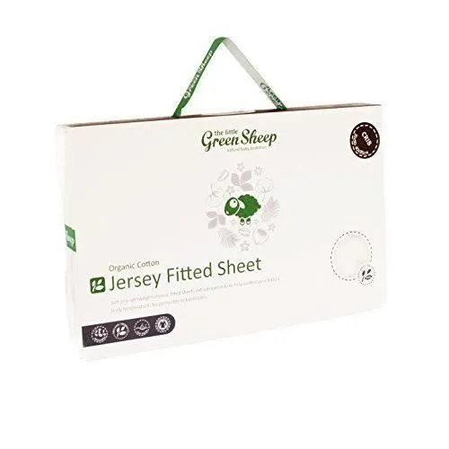 The Little Green Sheep Drap-housse pour couffin Jersey biologique-0
