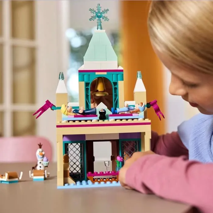 LEGO Disney La Reine des Neiges 43265 Le Château de Glace d’Arendelle - Jeu enfant 5 ans-4