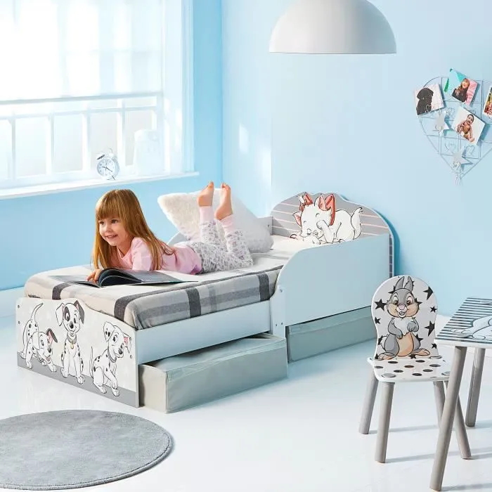 Disney Classics - Lit pour enfants avec tiroirs de rangement sous le lit - pour matelas 140cm x 70cm-5