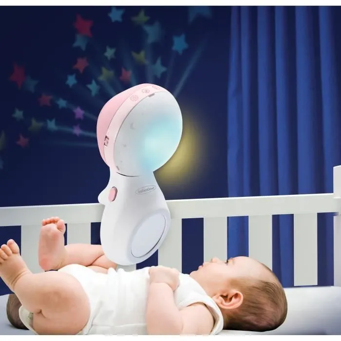 INFANTINO Mobile Fille Douce Nuit 3 en 1 Rose-2