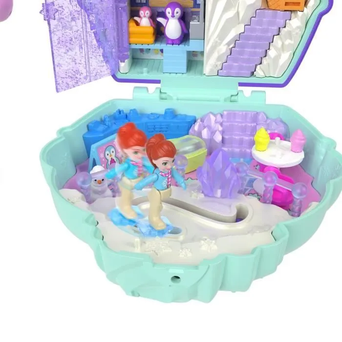 Polly Pocket-Pingouin des Neiges-Coffret avec figurines HRD34-4