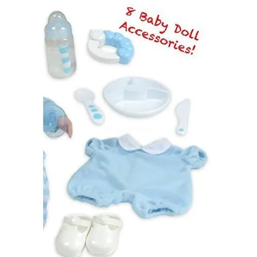 Poupée - JC TOYS - Corps Souple - Bleu-2