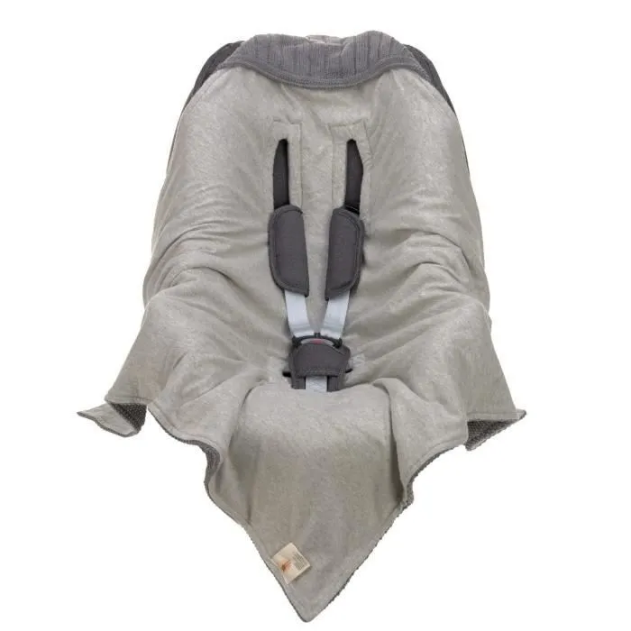 Couverture en coton bio bébé Lässig Gots - anthracite - TU-3