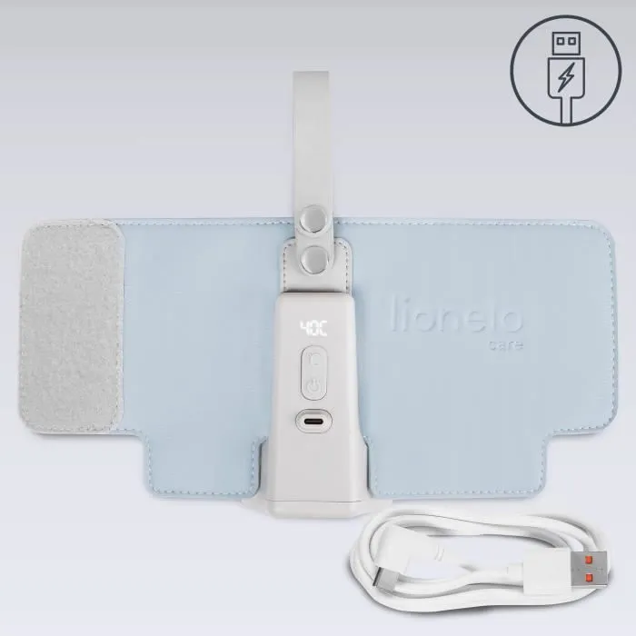 Lionelo Thermup Go Plus - Chauffe-Biberon Portable-  Sans BPA - 38-50 °C - Charge USB - Batterie jusqu’à 8 h - Bleu-2