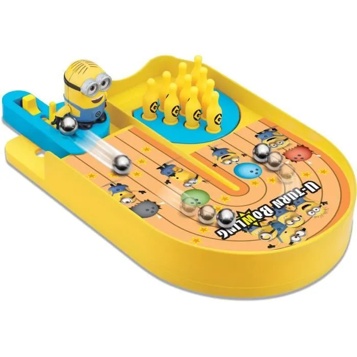 Jeu de Bowling - EPOCH GAMES - Minions U-turn Bowling - Réalise un Strike avec les Minions !-1