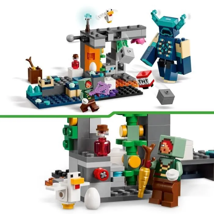 LEGO Minecraft 21274 La Rencontre Avec Le Warden - Jouet Collector Pour Garçon Dès 7 Ans-2