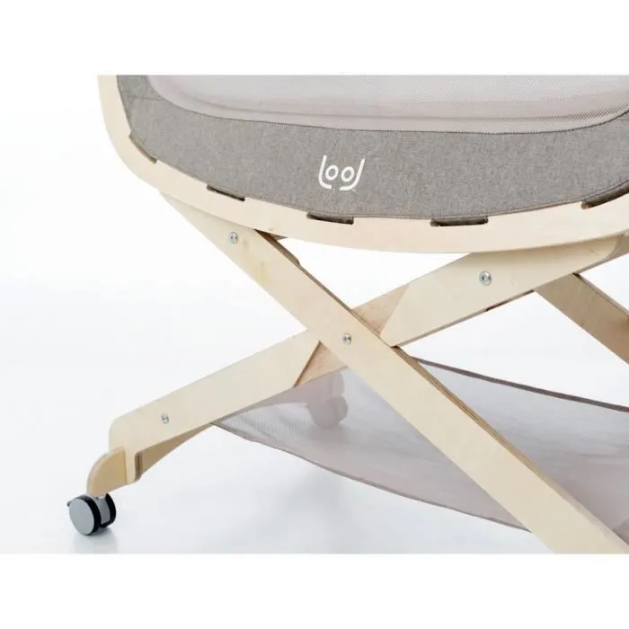 Support bois pour berceau bébé LOOL - AMAZONAS - LOOL - Beige - Bébé - 94 x 58 x 61,5 cm-0