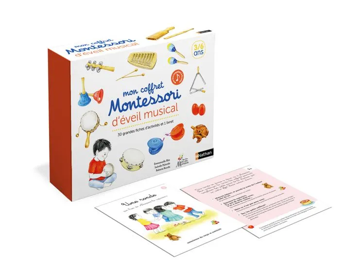 Nathan - Mon coffret d’éveil musical montessori - Jeux Educatifs - Eveil Musical - Dès 3 ans-0