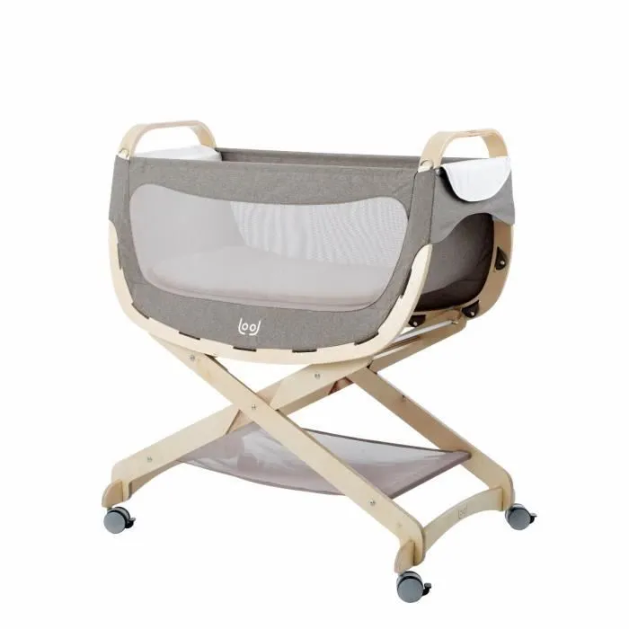 Support bois pour berceau bébé LOOL - AMAZONAS - LOOL - Beige - Bébé - 94 x 58 x 61,5 cm-3