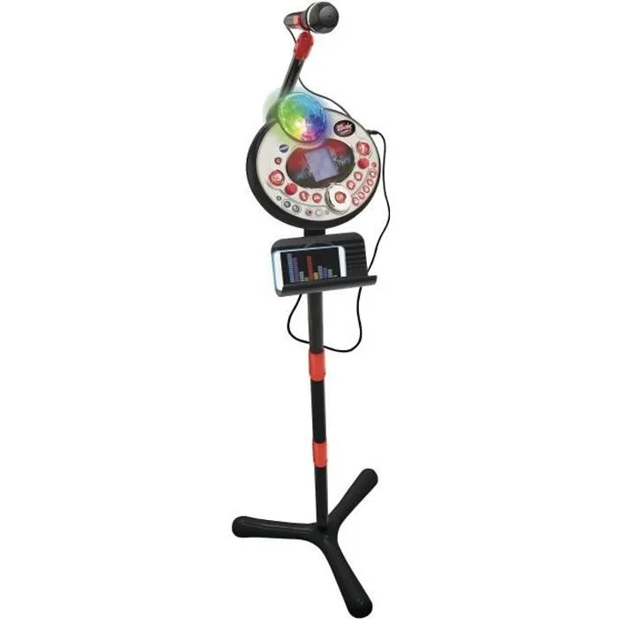 VTECH - Kidi Superstar Lightshow Noir - Micro Karaoké Enfant-0