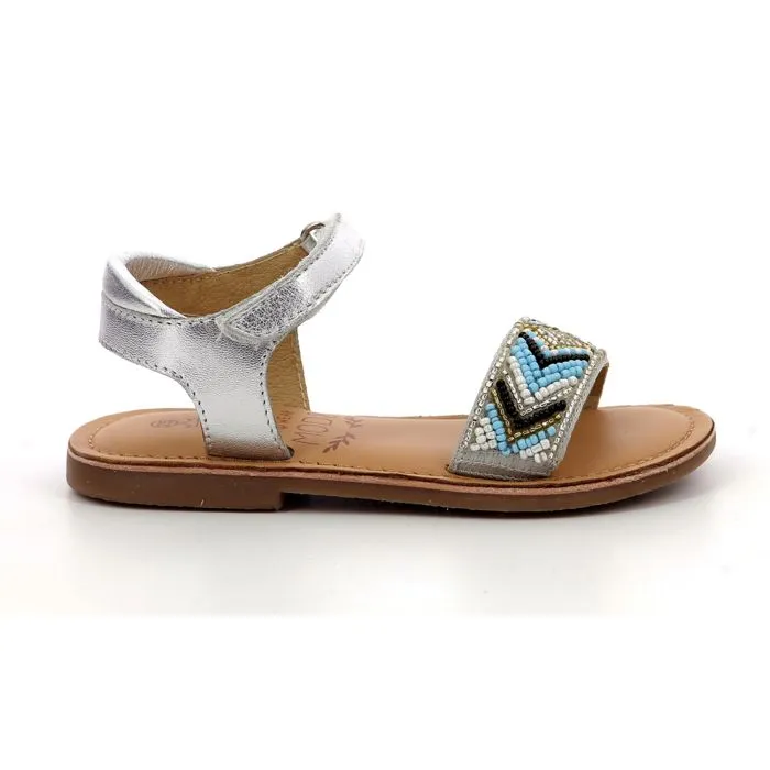 MOD 8 Sandales Capearls Argent - multico perles-0