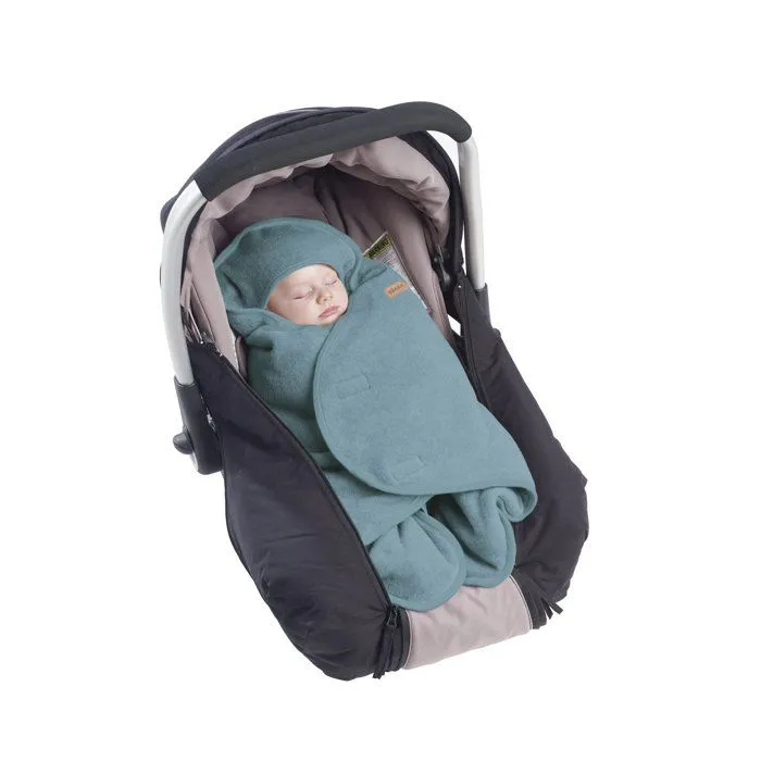 Babynomade® double polaire Bleu baltique-2