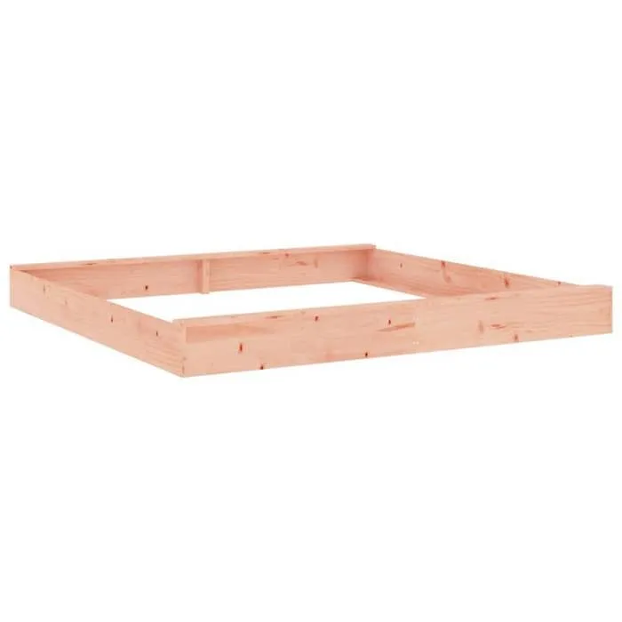vidaXL Bac à Sable avec Sièges, Jeu de Sable pour Enfants, Aire de Jeux pour Tout-petits Jardin Extérieur, Carré Bois Massif 825049-1