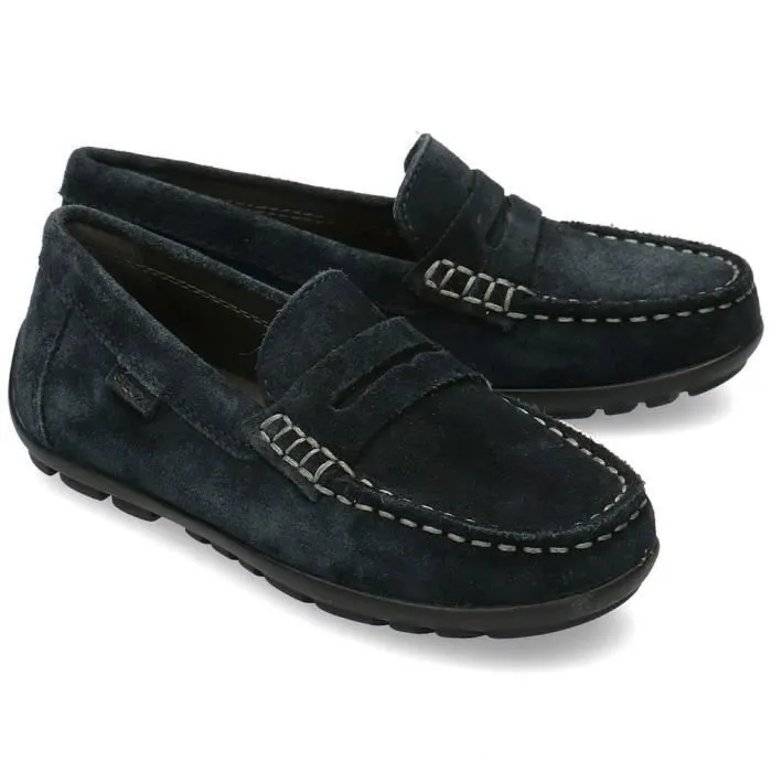 Mocassins Enfant - Geox - Junior New Fast 33 - Noir - Semelle respirante - Mixte-2