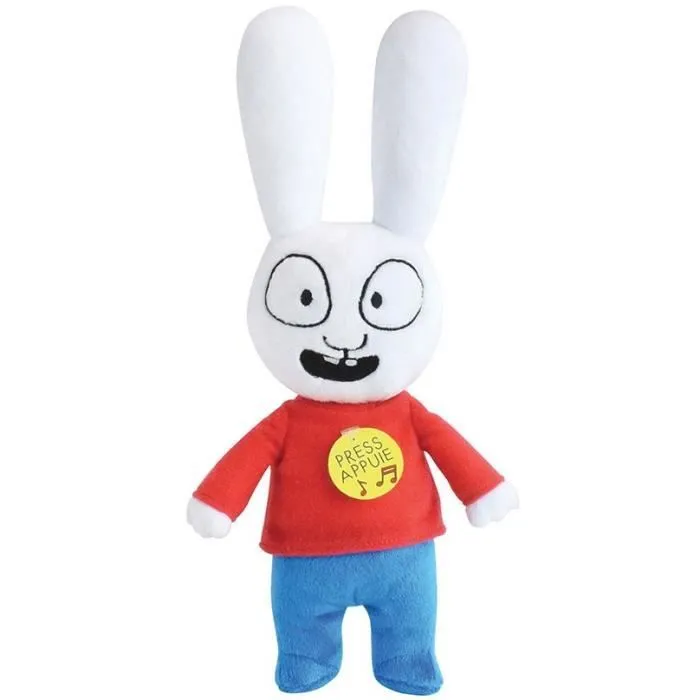 JEMINI Simon peluche +/- 30 cm musicale générique ca ca c'est Simon caca boudin-2