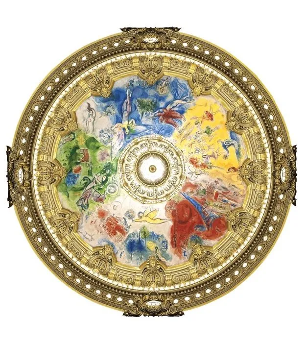 Puzzle Michèle Wilson - Plafond de l'Opéra de Paris de Chagall - WILSON JEUX-2