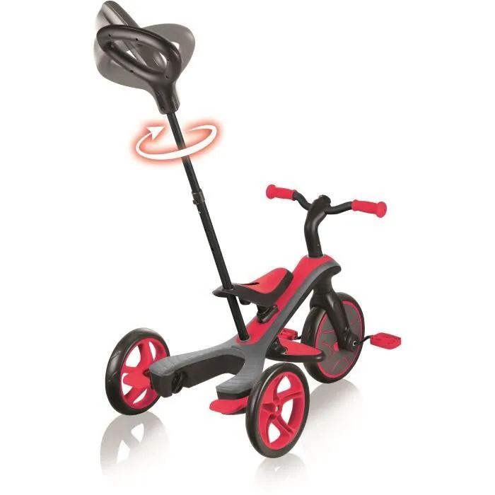 Tricycle 4 en 1 - GLOBBER - Rouge - Bébé - 10 mois à 5 ans-5