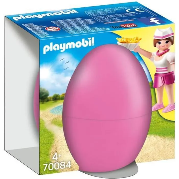 PLAYMOBIL - Les œufs de Pâques - Serveuse avec comptoir - 17 pièces - Allemagne-0