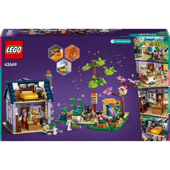 LEGO Friends 42669 La maison des apiculteurs et le jardin fleuri - Jeu créatif pour filles-1