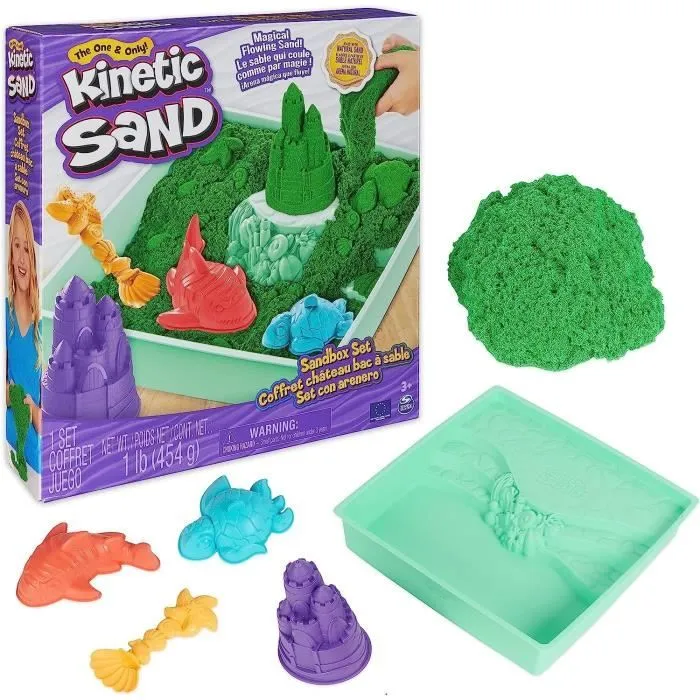 Coffret Sable kinétique vert-0