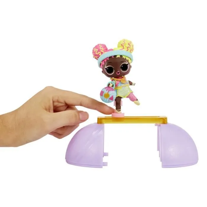 LOL Surprise All Star Sports - Gymnastique - Poupée 7,5cm -Boule se transforme en poutre - 8 Surprises - Dés 3 ans-3