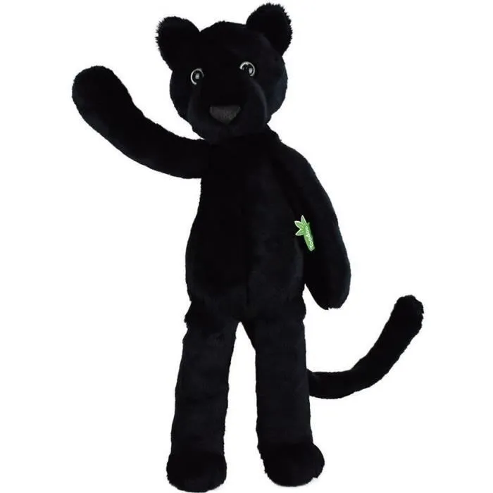 TOODOO Peluche panthère noire toute douce ± 65 cm-0
