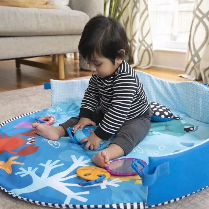 BABY EINSTEIN Tapis d'éveil Neptune Under the Sea Lights & Sounds™ Activity Gym-2