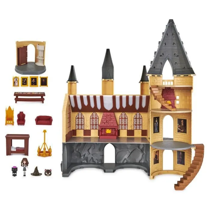 Château de Poudlard Magical Minis - Figurine et 12 accessoires Sonore & lumineux - Harry Potter - SPIN MASTER-2