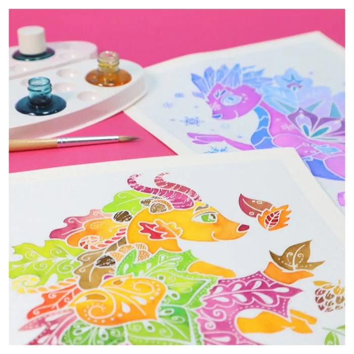 Aquarellum junior Les dragons-2