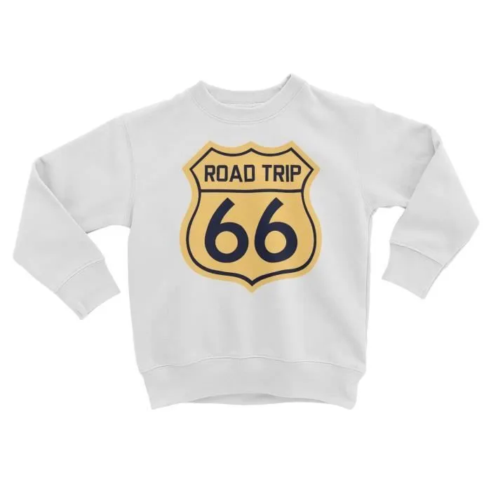 Sweatshirt Enfant Road Trip 66 Enfant Voyage Etats Unis-0