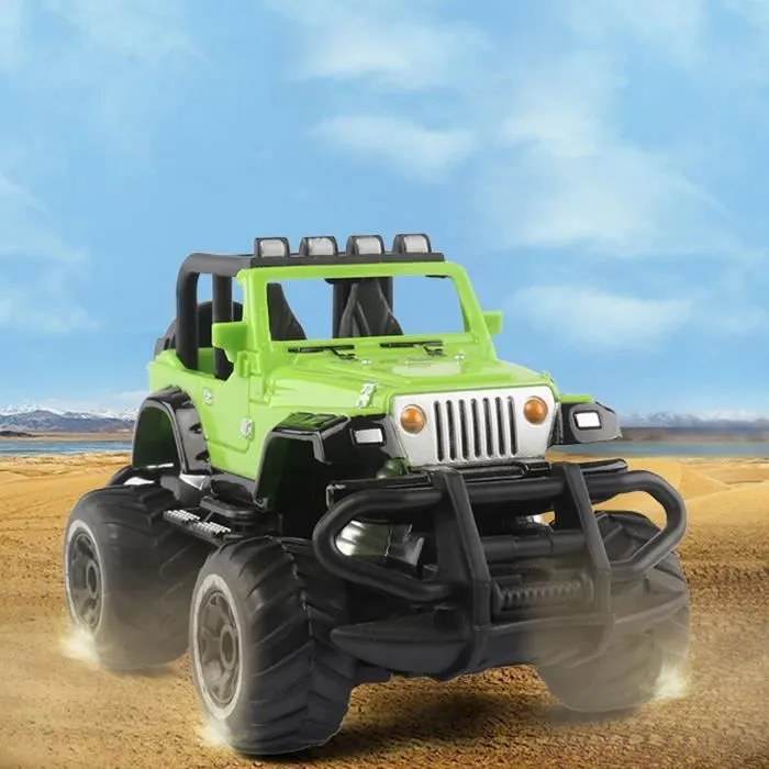 INN® Voiture télécommandée puissante rapide jouet enfant 4x4 contrôle distance sans fil extérieur intérieur cadeau Noël Anniversaire-1
