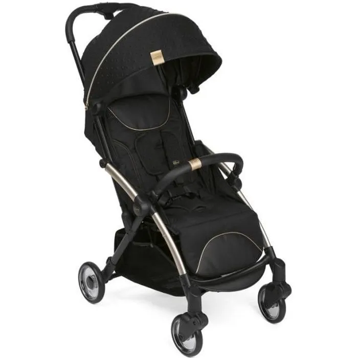Poussette combinée CHICCO Goody Plus - Pliage automatique One Touch - Noir-0