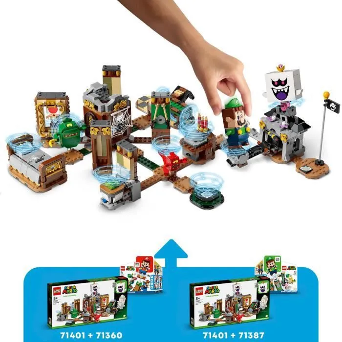 LEGO® 71401 Super Mario Set d’Extension Le Cache-Cache Hanté de Luigi’s Mansion, Jeu de Construction avec Figurines-1