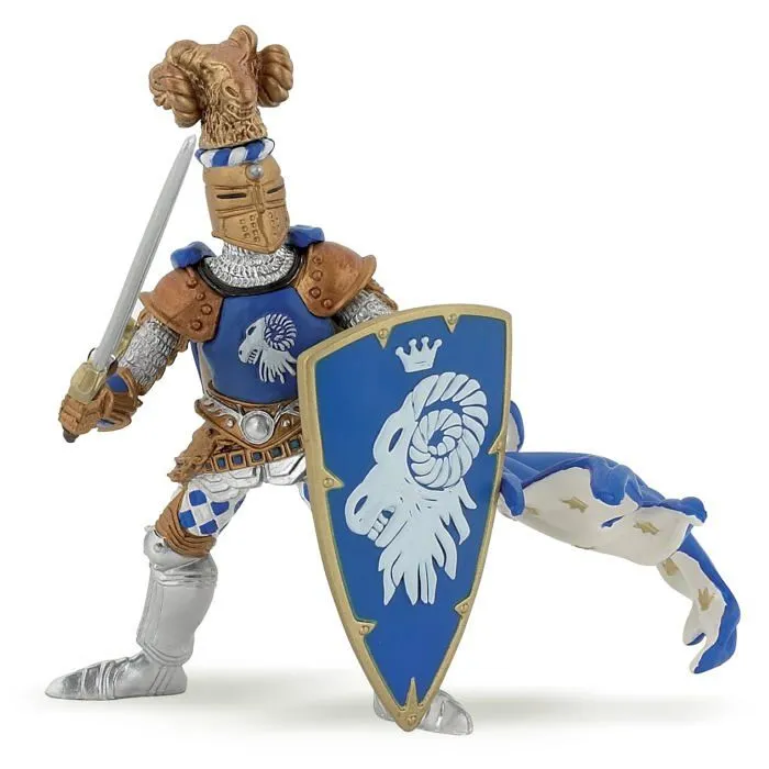Figurine miniature - personnage miniature Papo - 39913 - Maitre des Armes cimier belier Le Monde Medieval Figurine,-0