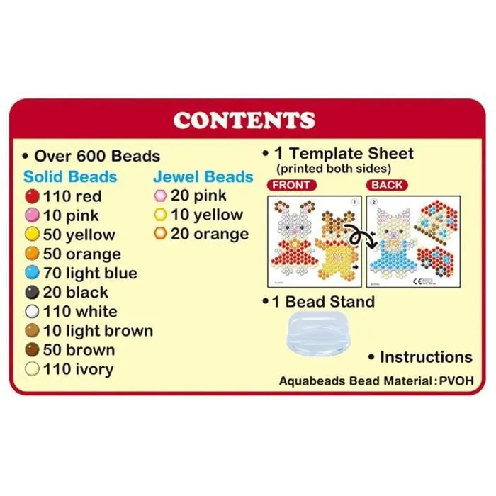 Aquabeads - AQUABEADS - Coffret Sylvanian Families - Mixte - Plus de 600 perles - Technique unique et originale-2