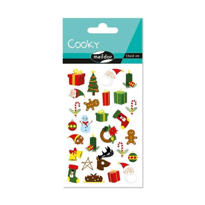 Gommette Maildor - CY153C - Christmas Gommettes, Flocon de Neige,-0