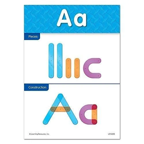 Jeu de construction de lettres - LEARNING RESOURCES - LER8555 - Plastique - A monter soi-même - Enfant-3