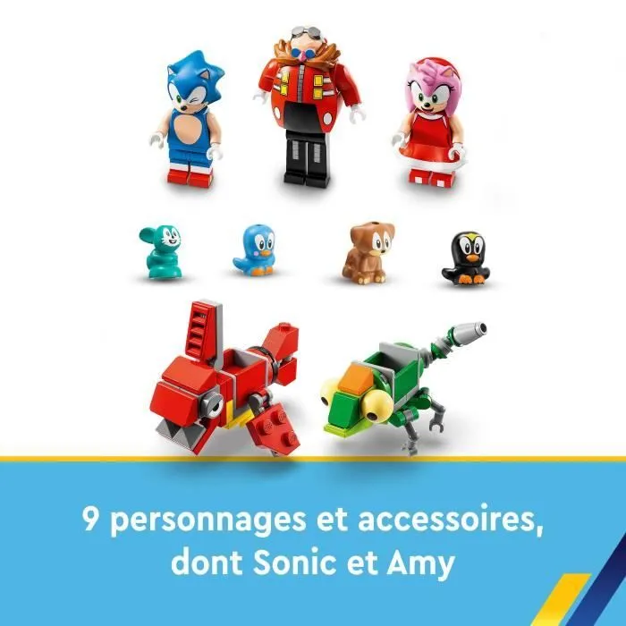 LEGO® Sonic the Hedgehog 76994 Sonic et le Défi du Looping de Green Hill Zone, Jouet pour Enfants avec 9 Personnages-3