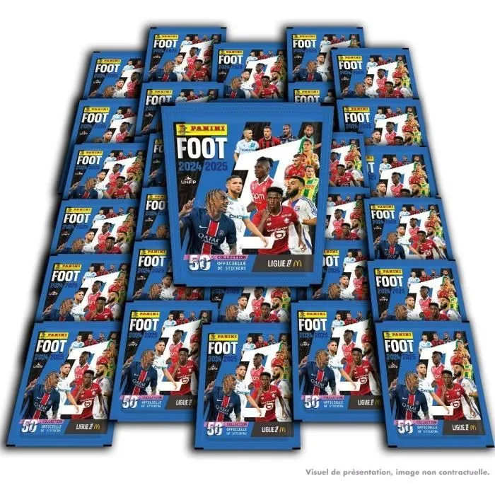 Boîte métal - PANINI - Foot Ligue 1 2024-2025 - McDonald's - 12 pochettes - 84 stickers-2