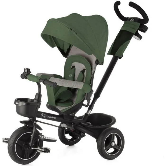Tricycle évolutif KINDERKRAFT SPINSTEP 5 en 1 - Vert-0