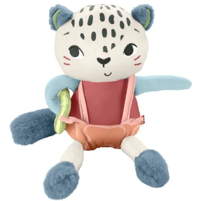 Fisher-Price-Uncia, mon Léopard des Neiges-Jouet d’éveil pour bébé HKD64-0