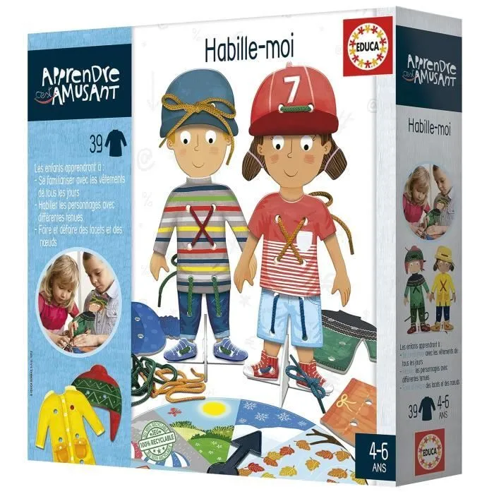 Jeu d'apprentissage - EDUCA - Habille-Moi-3