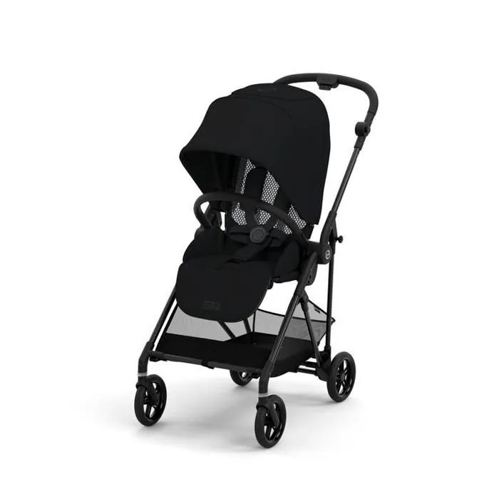 CYBEX - Poussette Melio Carbon 4 - Magic Black-0